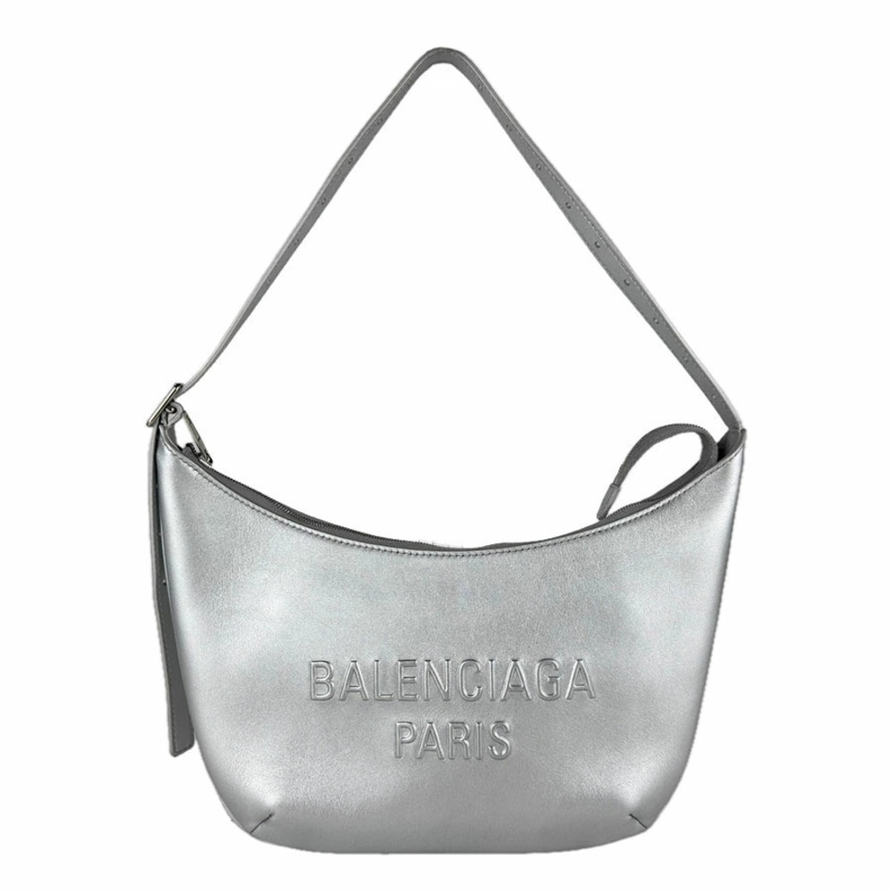 Balenciaga Mary Kate Sling Bag Leather Silver